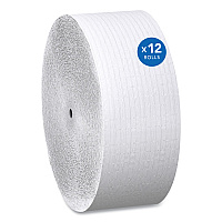 Scott Essential Coreless JRT, Septic Safe, 1-Ply, White, 2300 ft, 12 Rolls/Carton (07005)