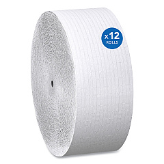Scott Essential Coreless JRT, Septic Safe, 1-Ply, White, 2300 ft, 12 Rolls/Carton (07005)