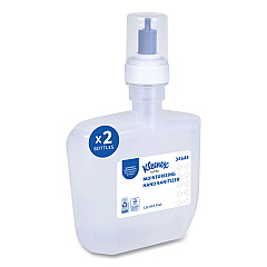 Scott Control Super Moisturizing Foam Hand Sanitizer, 1,200 mL Cassette, Unscented, 2/Carton (34643)