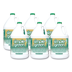 Simple Green Industrial Cleaner and Degreaser, Concentrated, 1 gal Bottle, 6/Carton (13005CT)