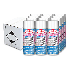 Claire Chewing Gum Remover, Cherry Scent, 6.5 oz Aerosol Spray, Dozen (813)