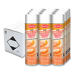 Sprayway Orange Citrus Crazy Clean, Orange Scent, 19 oz Aerosol Spray, Dozen (985)