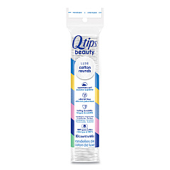 Q-tips Beauty Rounds, 80 Count, 12 Packs/Carton (030521004573)