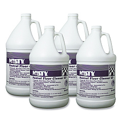 Misty Neutral Floor Cleaner EP, Lemon, 1 gal Bottle, 4/Carton (1033704)