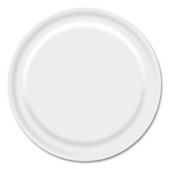 Boardwalk Paper Dinnerware, Plate, 9" Diameter, White, 1,000/Carton (BWKWH9PLT)