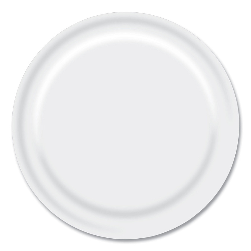 Boardwalk Paper Dinnerware, Plate, 9" Diameter, White, 1,000/Carton (BWKWH9PLT)