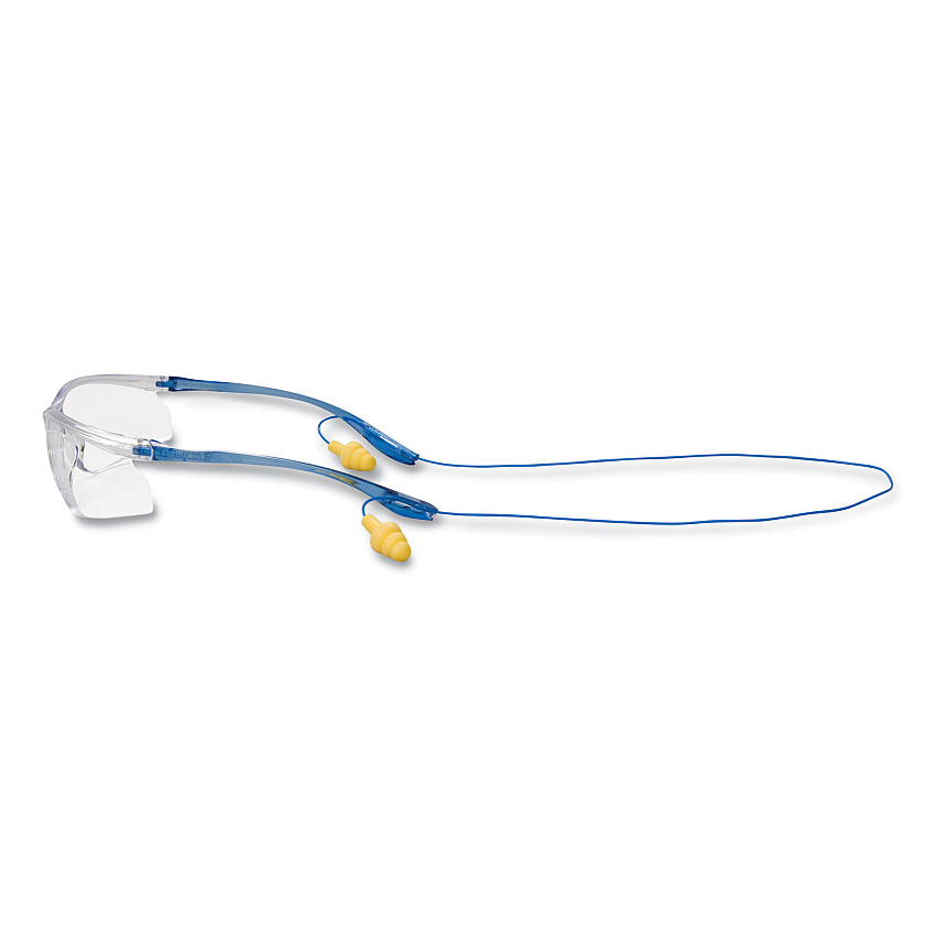 3M Virtua Sport CCS Protective Eyewear, Blue Plastic Frame, Clear Polycarbonate Lens (1179600000)