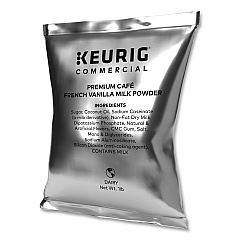 Keurig Premium Cafe Powders, Vanilla, 1 lb Bag, 12/Carton (9794)