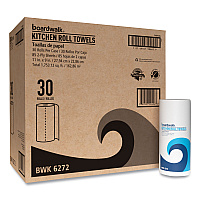 Boardwalk Kitchen Roll Towel, 2-Ply, 11 x 9, White, 85 Sheets/Roll, 30 Rolls/Carton (BWK6272)