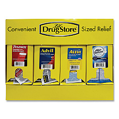 Lil' Drugstore Single-Dose Medicine Dispenser, 105-Pieces, Plastic Case, Yellow (71622)