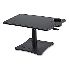 Compatible Victor High Rise Height Adjustable Laptop Stand with Storage Cup, 23.75 x 15.25 x 12 to 15.75, Black, 20 lb Weight Capacity (DC240B)