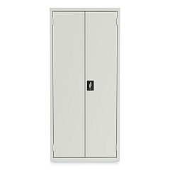 Alera Fully Assembled Storage Cabinets, 3 Shelves, 30" x 15" x 66", Light Gray (ALEHCM6615LG)
