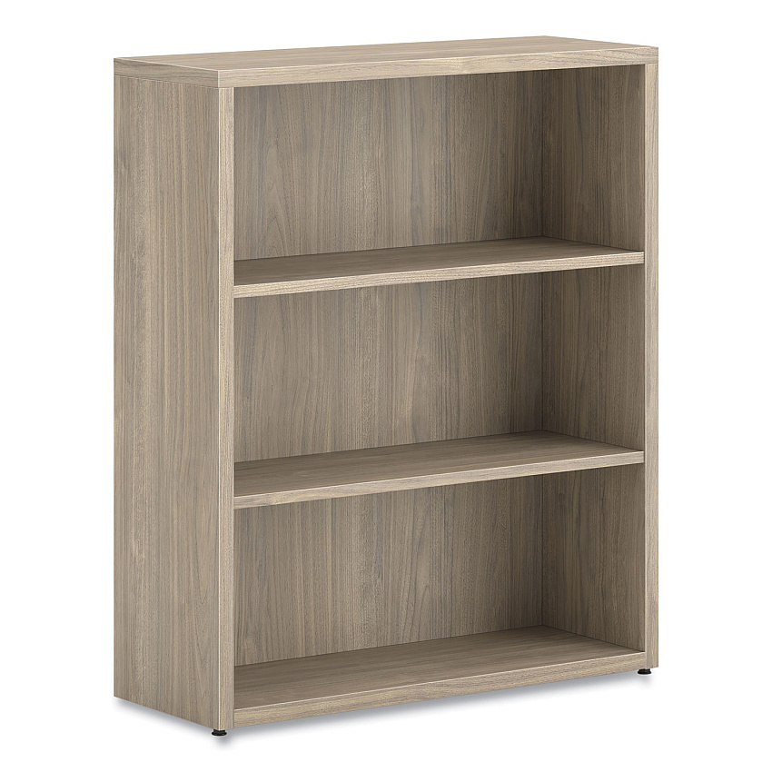 HON 10500 Series Laminate Bookcase, Three Shelves, 36" x 13" x 43.75", Kingswood Walnut (105533LKI1)