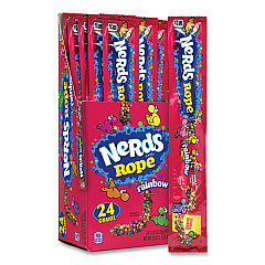 Nestle Nerds Rope Candy, Fruity, 0.92 oz Individually Wrapped, 24/Carton (22002136)