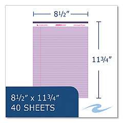 Roaring Spring Enviroshades Legal Notepads, 40 Assorted 8.5 x 11.75 Sheets, 54 Notepads/Carton (74101CS)