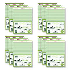 Roaring Spring Enviroshades Legal Notepads, 50 Green 8.5 x 11.75 Sheets, 72 Notepads/Carton (74193CS)