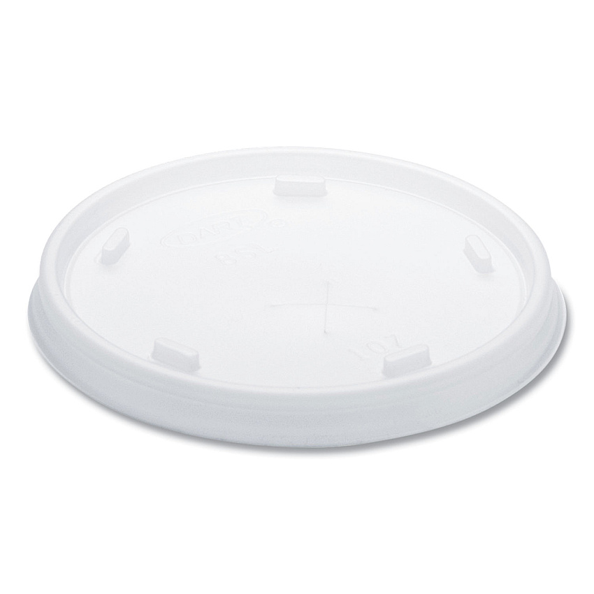 Dart Plastic Cold Cup Lids, Fits 8 oz to 9 oz Cups, Translucent, 100 Pack, 10 Packs/Carton (8SL)