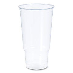 Dart Polypropylene Cups, Cold Cups, 32 oz, Clear, 25/Bag, 20 Bags/Carton (32P)