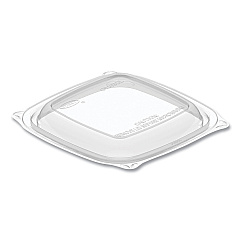Presentabowls Pro Clear Square Lids For 8-16 Oz Bowls, 5 X 5 X 1, Clear, Plastic, 63/bag, 8 Bags/carton