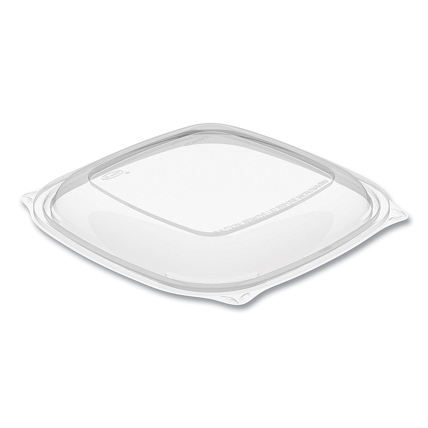 Dart PresentaBowls Pro Clear Square Lids for 24-32 oz Bowls, 8.5 x 8.5 x 0.5, Clear, 63/Bag, 4 Bags/Carton (C2464BDL)
