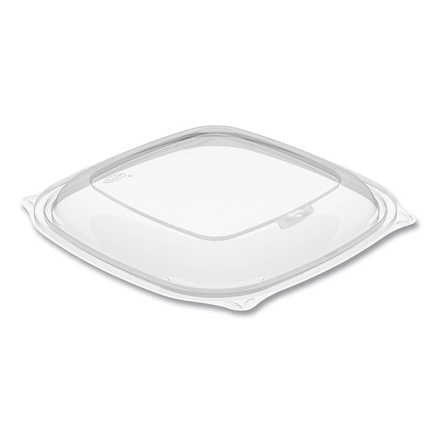 Dart PresentaBowls Pro Clear Square Bowl Lids, Large Vented Square, 8.5 x 8.5 x 1, Clear, 63/Bag, 4 Bags/Carton (PP2464BDL)