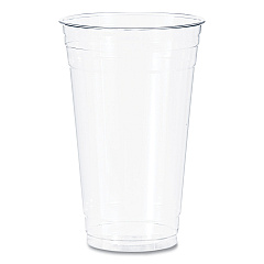 Dart Ultra Clear PETE Cold Cups, 24 oz, Clear, 50/Sleeve, 12 Sleeves/Carton (TD24)