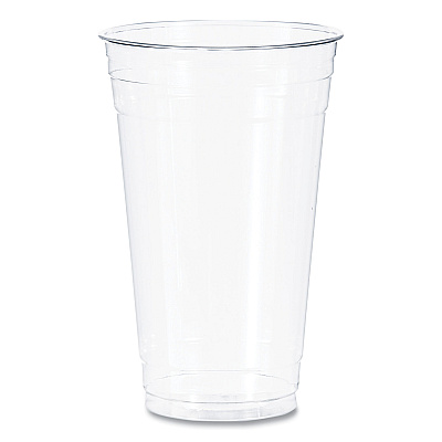 Dart Ultra Clear PETE Cold Cups, 24 oz, Clear, 50/Sleeve, 12 Sleeves/Carton (TD24)