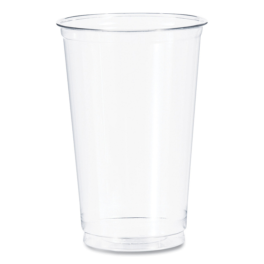 Dart Ultra Clear PETE Cold Cups, 20 oz, Clear, Individually Wrapped, 50/Sleeve, 20 Sleeves/Carton (TN20)