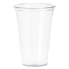 Dart Ultra Clear Cups, 20 oz, PET, 50/Bag, 12 Bags/Carton (TP20)