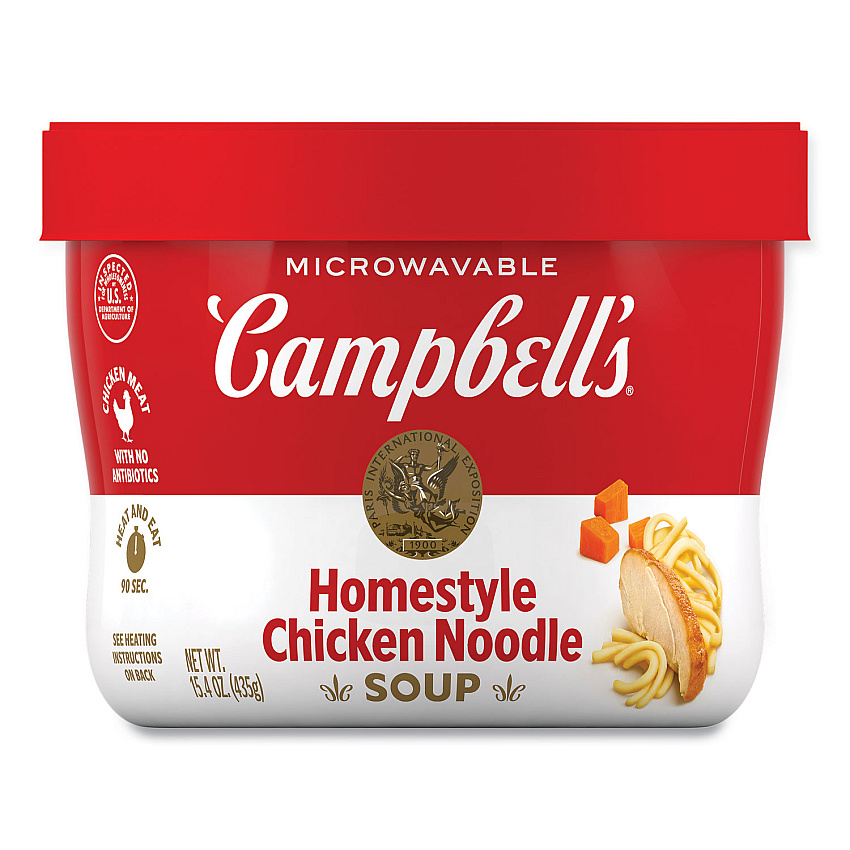 Campbells Homestyle Chicken Noodle Bowl, 15.4 oz, 8/Carton (35100005)