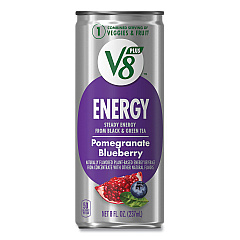 Campbells +ENERGY, Pomegranate Blueberry, 8 oz Can, 24/Carton (35100014)
