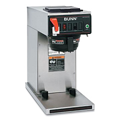 BUNN CWTF-DV-TC Dual Volt Thermal Carafe System, 12 Cups, Silver/Black (230010069)
