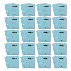 Roaring Spring Examination Blue Book, Wide/Legal Rule, Blue Cover, (6) 8.5 x 7 Sheets, 1,000/Carton (77511CS)