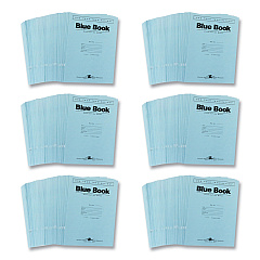 Roaring Spring Examination Blue Book, Wide/Legal Rule, Blue Cover, (10) 11 x 8.5 Sheets, 300/Carton (77518CS)