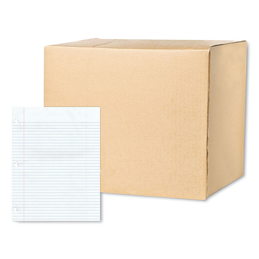 Roaring Spring Gummed Pad, Medium/College Rule, 50 White 8.5 x 11 Sheets, 36/Carton (95139CS)