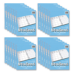 Roaring Spring Student Plan Book, Undated, Light Blue Cover, (45) 11 x 8.5 Sheets, 24/Carton (12145CS)