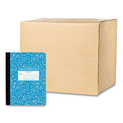 Roaring Spring Ruled Composition Book, Grade 2 Manuscript Format, Blue Marble Cover, (80) 9.75 x 7.5 Sheets, 48/Carton (97226CS)