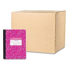 Roaring Spring Ruled Composition Book, Grade 3 Manuscript Format, Magenta Marble Cover, (80) 9.75 x 7.5 Sheets 48/Carton (97227CS)