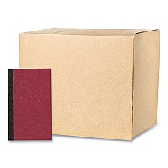 Roaring Spring Sewn Memo Book, Narrow Rule, Red Cover, (70) 6 x 3.75 Sheets, 144/Carton (76096CS)