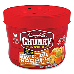 Campbells Chunky Classic Chicken Noodle Bowl,15.25 oz Bowl, 8/Carton (35100003)