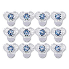 Boardwalk Urinal Screen with Non-Para Cleaner Block, Green Apple Scent, 3.25 oz, Blue/White, 12/Box (BWKNUS)