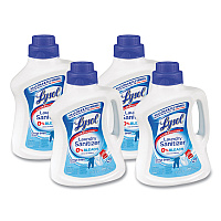 LYSOL Brand Laundry Sanitizer, Liquid, Crisp Linen, 90 oz, 4/Carton (95872)