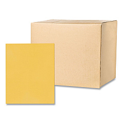 Roaring Spring Pocket Folder, 0.5" Capacity, 11 x 8.5, Gold, 25/Box, 10 Boxes/Carton (50121CS)