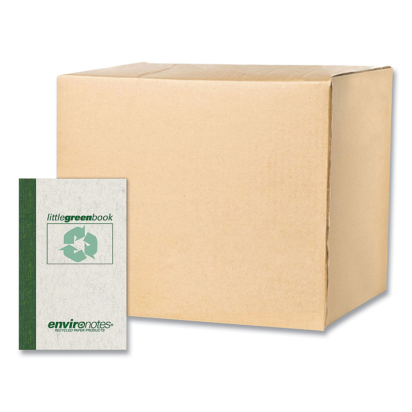 Roaring Spring Little Green Memo Book, Narrow Rule, Gray Cover, (60) 5 x 3 Sheets, 48/Carton (77356CS)