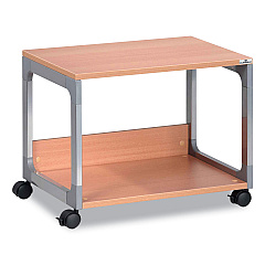 Durable System 48 Multi-Function Trolley, Metal, 2 Shelves, 23.6 x 18.7 x 17, Beech (3710124)