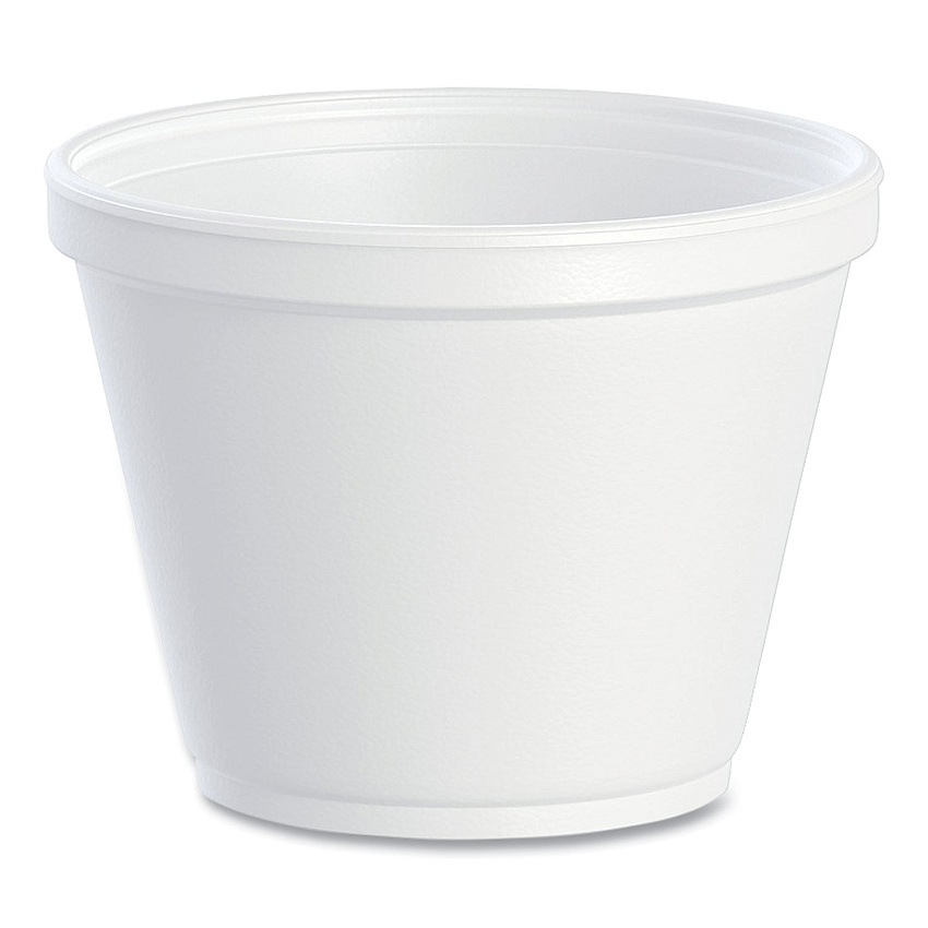 Dart Food Containers, 12 oz, White, 25/Bag, 20 Bags/Carton (12SJ20)