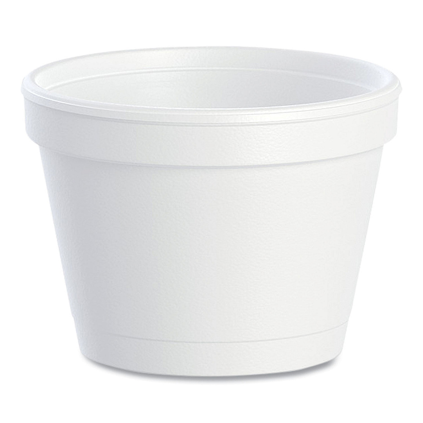 Dart Bowl Containers, 4 oz, White, 1,000/Carton (4J6)