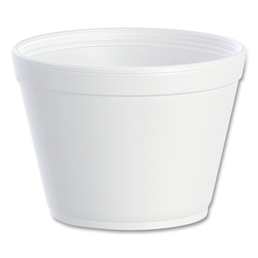 Dart Foam Containers,16 oz, White, 25/Bag, 20 Bags/Carton (16MJ32)