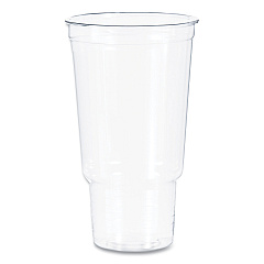 Dart Clear PET Cold Cups, 32 oz, Clear, 25/Bag, 20 Bags/Carton (32AC)