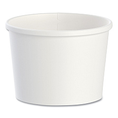 Dart Flexstyle Dbl Poly Paper Containers, 12 oz, 3.6" Diameter, White, 25/Bag, 20 Bags/Carton (HS4125WH)